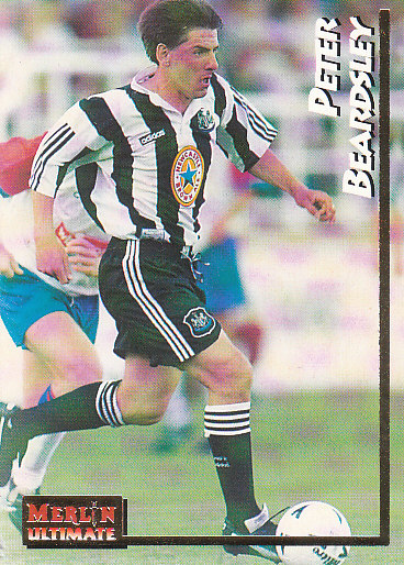 Peter Beardsley Newcastle United 1995/96 Merlin Ultimate #152